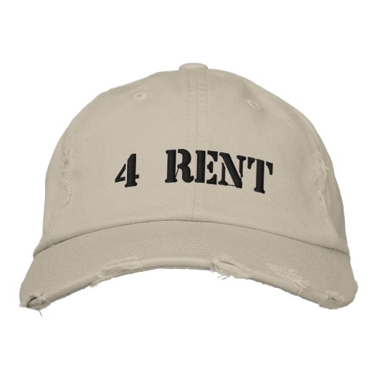 4 Miete Bestickte Baseballkappe (Vorderseite)