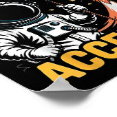 4. Mission Astronauten der vierten Klasse Zurück T Poster (Ecke)