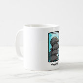 4 Moles Per Liter Chemie WissenschaftsJoke Kaffeetasse (Vorderseite Links)