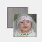 4 Monate, 4 Monate Magnet (Vorderseite/Rückseite)