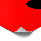 4 musikalische Noten Poster (Ecke)