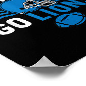 4. Nach unten und Fick it Go Lions Poster (Ecke)