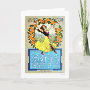 4. Nationale orange Show 1914 Karte