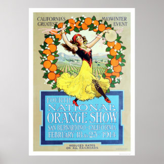 4. Nationale Orange-Show 1914 Poster
