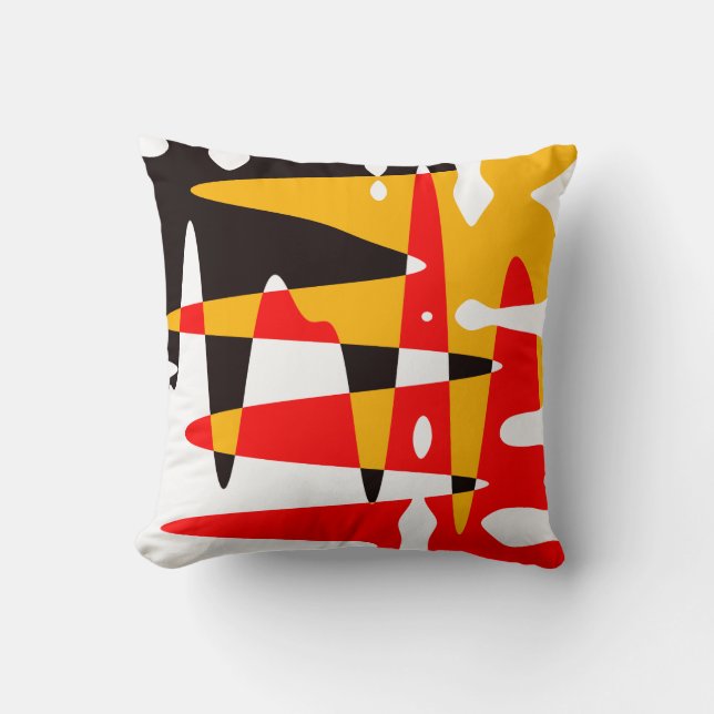 4 Nations Art Pillow Tribal Native Art Pilles Kissen (Vorderseite)