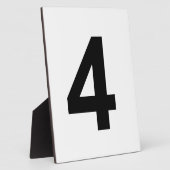 4 - Nummer vier Fotoplatte (Seite)