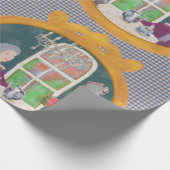 4 O’Clock in LALATOWN Wrapping Paper 3 Geschenkpapier (Ecke)