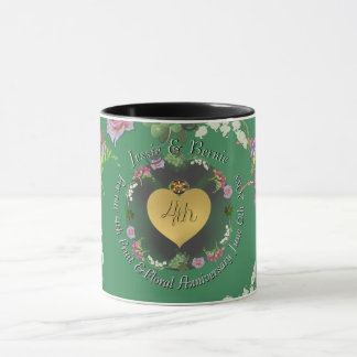 4. Obst- und Blumen-Jubiläumstasse Tasse