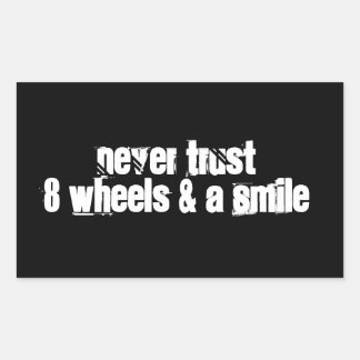 4-Pack-Aufkleber: Vertrauen Rechteckiger Aufkleber