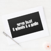 4-Pack-Aufkleber: Vertrauen Rechteckiger Aufkleber (Umschlag)