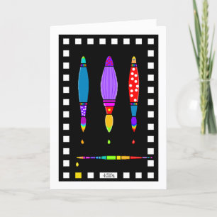 4 Paintbrushs Grußkarte Karte