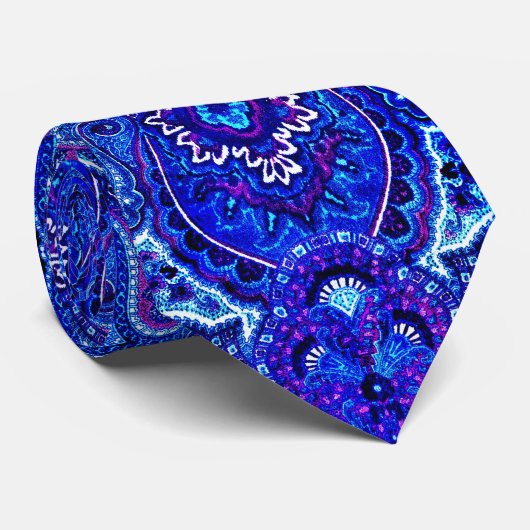 4 Paisley 2 Neck Tie Krawatte (Gerollt)