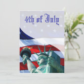 4. Party Einladung Juli (Stehend Vorderseite)