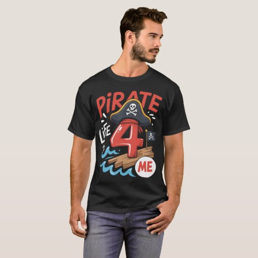 4. Party Pirate T-Shirt (Vorne ganz)