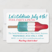 4. Party Rocket Pop Popsizer Feuerwerk Einladung (Vorderseite)