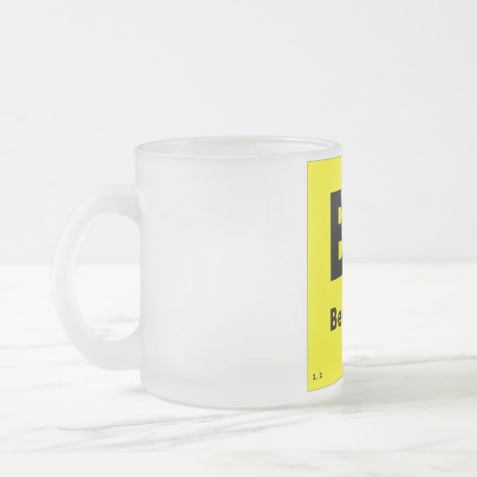 4 Periodensystem des Beryllium-| der Elemente Mattglastasse (Links)