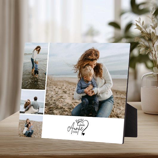 4 Personalisierte beste Tante Foto-Collage Fotoplatte