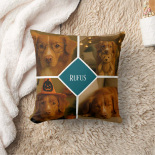 4 Personalisierte Geschenkidee für Foto und Text Kissen