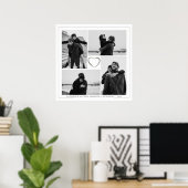 4 Personalisierte Hochzeitsszenario Poster (Heimbüro)