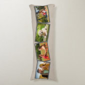 4 Personalisiertes neutrales Fotomaterial Seitenschläferkissen (Vorderseite Vertikal)