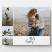 4 Personalized Best Aunt Photo Collage Fotoplatte (Vorderseite)