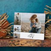 4 Personalized Best Aunt Photo Collage Fotoplatte (Seite)