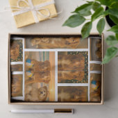 4 Personalized Photo Collage Seidenpapier (Geschenk)