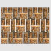 4 Personalized Photo Collage Seidenpapier (Vorderseite)