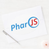 4 PharoJS Glossy Stickers (Umschlag)