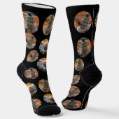 4 Photo Collage Template Make Your Own Fun Socks Socken (Gewinkelt)