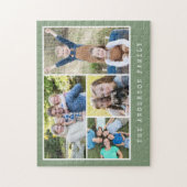 4 Photos Gallery Collage Family Personalized Puzzle (Vertikal)