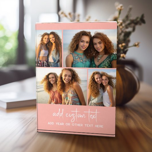 4 Pic Collage - einfache, minimale Druckfehler und Fotoblock