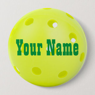 4" Pickleball-Nametag-Taste Button
