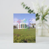 4 Pinguine Postkarte (Stehend Vorderseite)