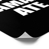 4 Plus 4 Equal Kamala Ate Vote Kamala Funny Sprich Poster (Ecke)