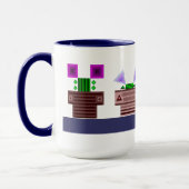 4 Pots und eine Cat-Tasse Tasse (Links)