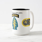 4. PSYOPS-GRUPPE (ABN) ZWEIFARBIGE TASSE (VorderseiteRechts)