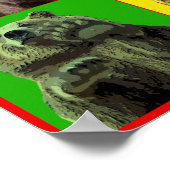 4 QUADRATBEAR POSTER (Ecke)