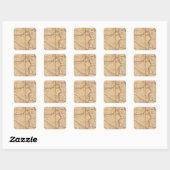 4 QUADRATISCHER AUFKLEBER (Blatt)
