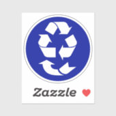 4 R Recycelnd Symbol Aufkleber (Blatt)