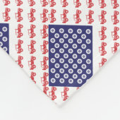 4-Rad-Flag-endgültig Fleecedecke (Ecke)