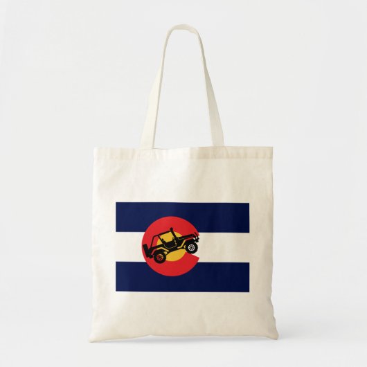 4-Rad-in-CO-Flagge-2 Tragetasche (Vorne)
