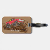 4-Rad-Schlammkahn Thunder_Cove Gepäckanhänger (Rückseite horizontal)