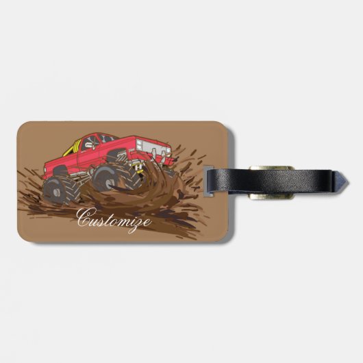 4-Rad-Schlammkahn Thunder_Cove Gepäckanhänger (Rückseite horizontal)