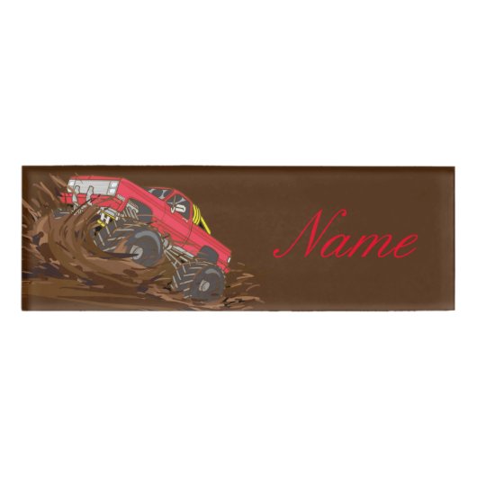 4-Rad-Schlammkahn Thunder_Cove Namenschild (Vorderseite)
