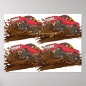 4-Rad-Schlammkahn Thunder_Cove Poster (Vorne)