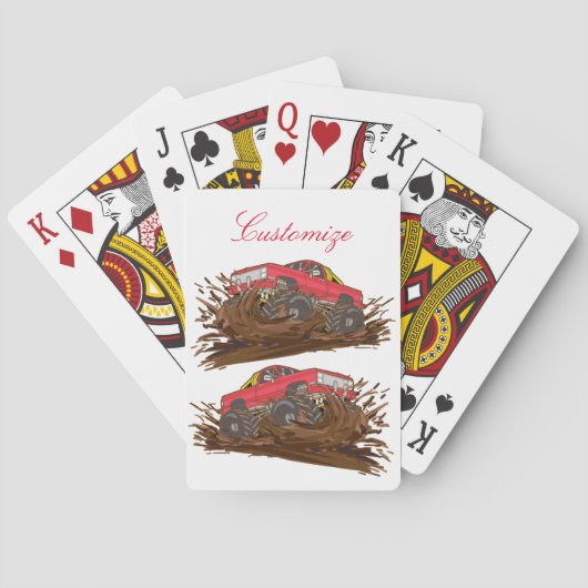 4-Rad-Schlammkahn Thunder_Cove Spielkarten (Rückseite)