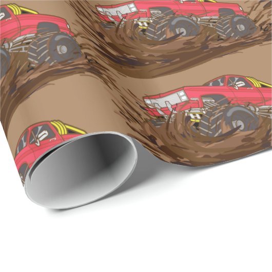 4-Rad-Schlammstapler Thunder_Cove Geschenkpapier (Rolleneckpunkt)