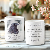 4. Raven 2026 Year of Change Powerful Intention Kaffeetasse
