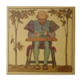 #4 Repro Copeland Medieval Minstrels Music Theme Fliese (Vorderseite)